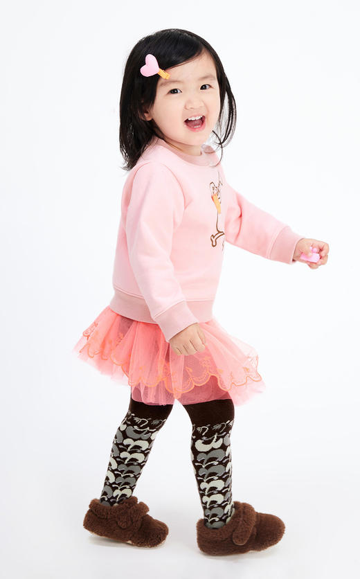 jnby  23年秋款  抓毛薄绒萌趣套头卫衣  YN9410830 商品图3