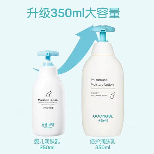 【韩国原装】GOONGBE宫中秘策儿童润肤乳|肤律倍贝新升级350ml| 保湿滋润婴儿身体乳 商品图2