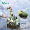 FaSoLa可折叠水桶户外旅行便携式大容量储水桶水盆透明洗衣盆大号 商品缩略图1