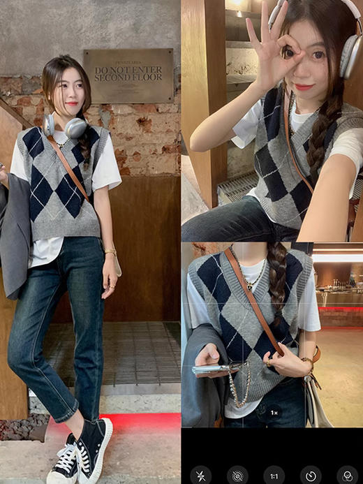 <曾小咸推荐>【吸睛大长腿】2色牛仔直筒裤 商品图3