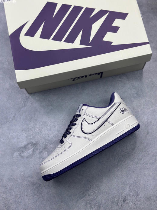 夏季特惠💰430 海外限量发售 公司级 Stussyx Nike Air Force 1 Low 斯图西联名 商品图2