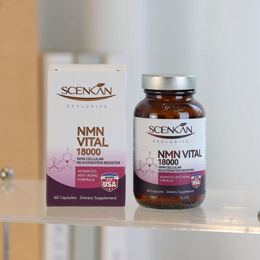 美国原装进口ScenKan NMN18000胶囊 nad+高纯度β-烟酰胺单核苷 商品图0