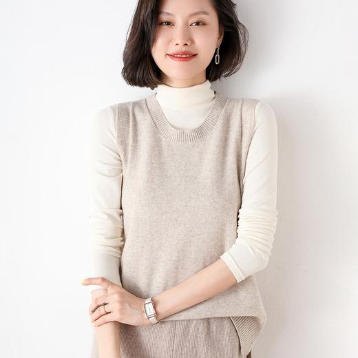 【100%羊毛搭配神器】澳洲美利奴羊毛马甲 圆领v领两款4色可选 百搭简约秋冬羊毛马甲 商品图7