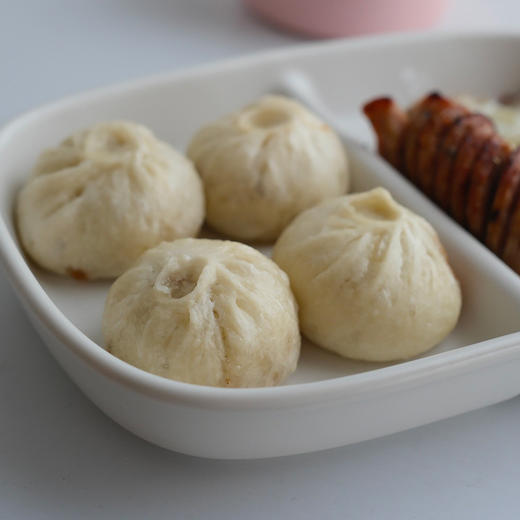 【代发】下厨房小笼包黑猪鲜肉老面小笼包嵊州小笼包早餐半成品速冻面点135g/袋（5个） 商品图5