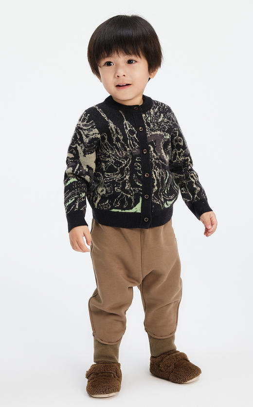 jnby   23年秋款  短款开襟毛衫  YN9311310 商品图7