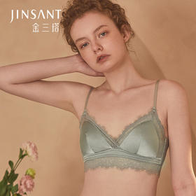 金三塔 女真丝蕾丝无钢圈内衣NZFAC310