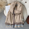 澳洲 AUChris 北欧风双面披肩/围巾系列 印花款/纯色款 含30%羊毛 大围巾时尚单品 多款可选【ys】 商品缩略图12