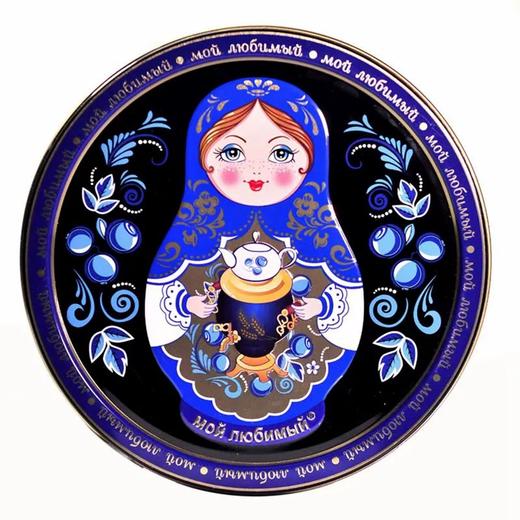 【中欧班列精选】WWJ俄罗斯套娃曲奇饼干 铁盒礼盒装400g/盒 随机发 商品图9