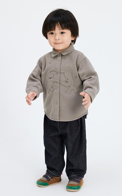 jnby  23年秋款  摇粒绒长袖衬衣 YN9210080 商品图7