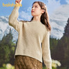巴拉巴拉女童毛衣新款秋冬儿童内搭针织衫中大童半高领插肩袖 商品缩略图1