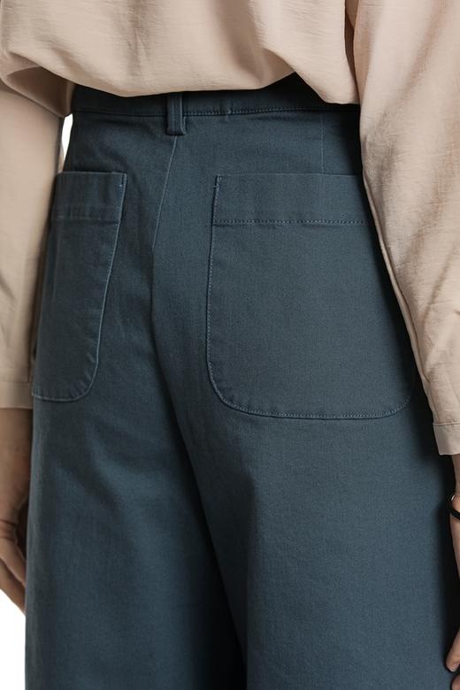 HAYES 蓝色高腰阔腿裤 3346 商品图4