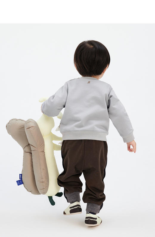 jnby  23年秋款  抓毛薄绒萌趣套头卫衣  YN9410830 商品图6