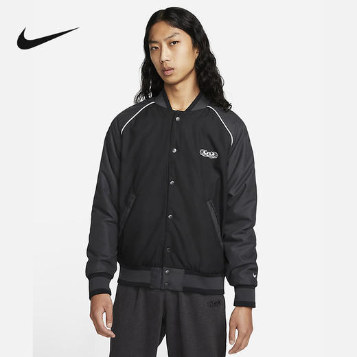 Nike/耐克棒球棉服男冬季新款LBJ勒布朗篮球外套夹克 DQ6148-010 商品图0