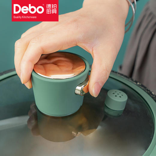 Debo德铂威特利微压锅复底不粘煲汤锅电磁炉明火通用 商品图3