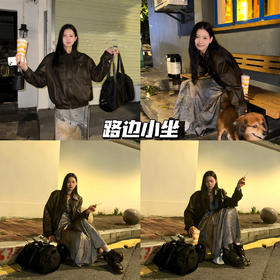 23AW｜一件褪色效果的皮衣，拉满浪漫秋冬氛围🤍