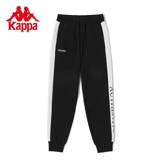 卡帕运动裤2023新款女秋白条长裤拼接休闲裤小脚卫裤K0D62AK30 商品图0