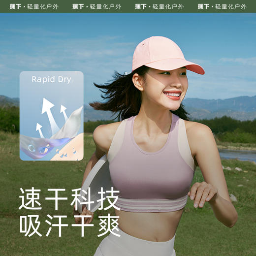 蕉下棒球帽女韩版骑行潮帽防晒帽遮阳帽柔软鸭舌帽情侣休闲太阳帽 商品图3