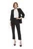 OCTAVIA 亮线饰黑色西装套装 7643 商品缩略图0