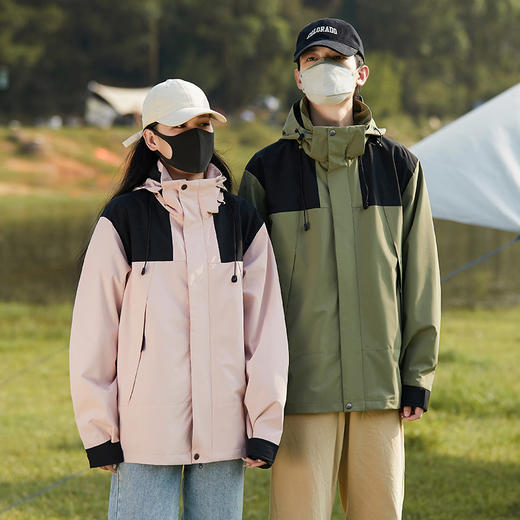 【反季清仓 千元品质】北*面同款男女三防冲锋衣 科技拒水面料聚热保暖防水/防污/防风 商品图1