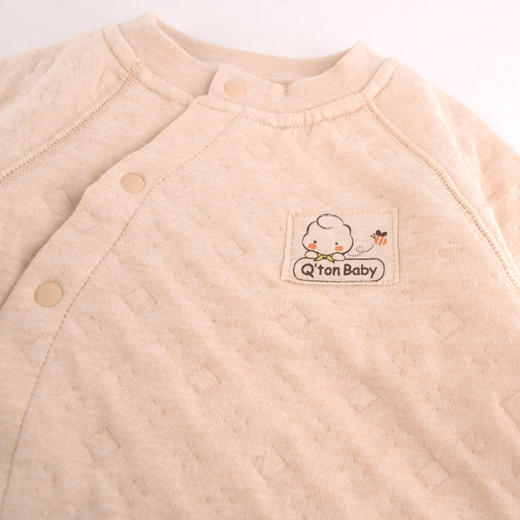 棉果果秋冬新疆彩棉空气层偏襟连体衣哈衣爬服M401720622118 商品图2