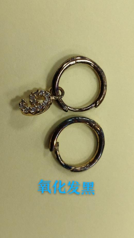 AE11749OXY9-1 不对称数字复古耳环女高级感耳坠银首饰品简约个性时尚耳圈 商品图2