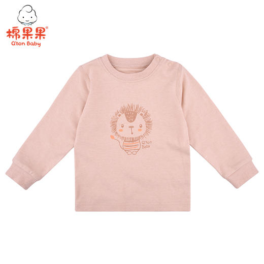 棉果果春秋款新疆彩棉套头T恤+长裤 套头套装M301302122196 商品图2