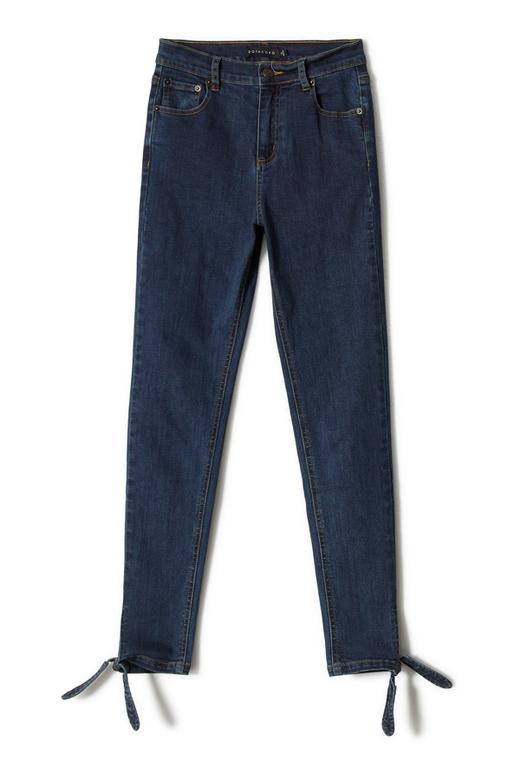 DOTACOKO 裤脚系带修身牛仔裤 7910 商品图4