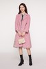 LNNNS 粉色侧开衩羊毛大衣 8054 商品缩略图0