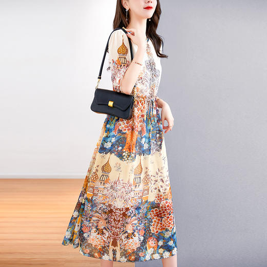 夏季新款，真丝桑蚕丝连衣裙SM82299075 商品图1