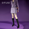 Dfuse迪芙斯秋冬新款尖头细跟高跟弹力长靴瘦瘦靴DF34117079 商品缩略图1