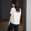 2023夏季新款雪纺衫短袖衬衫女宽松大码T恤圆领小衫5001 商品缩略图1
