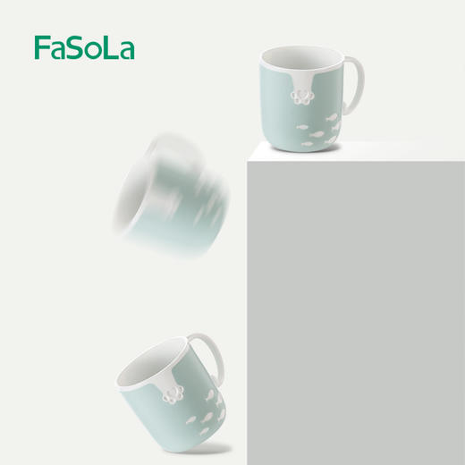 FaSoLa牙刷杯家用防摔漱口杯男孩女孩情侣可爱创意儿童洗漱牙缸 商品图7