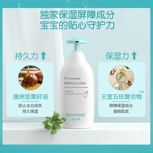 【韩国原装】GOONGBE宫中秘策儿童润肤乳|肤律倍贝新升级350ml| 保湿滋润婴儿身体乳 商品图1
