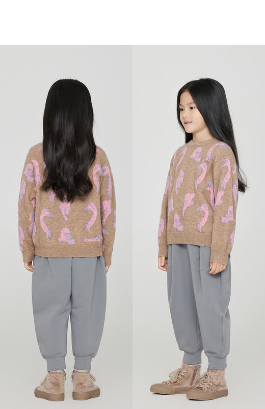 jnby   23年秋款    毛圈布束脚长裤 1N9E12630 商品图10