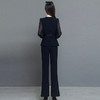 秋季新款，长袖打底衫直筒微喇裤时尚气质女装两件套QYM-TYH-231328-Y 商品缩略图2