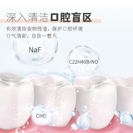 【迅必诺】双口味抑菌漱口水 清新口气 呵护牙龈 商品图4