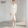 IWY/秋冬高端时尚连衣裙女长袖主持人礼服职业装收腰显瘦西装裙气质女233046Q1 商品缩略图3