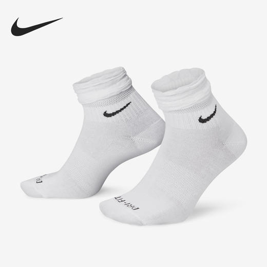 Nike/耐克秋季新款女子时尚透气运动袜一双装DH5485-100 商品图0