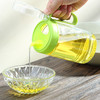 茶花玻璃油壶防漏酱油瓶醋瓶厨房用品 530ML绿色1个 商品缩略图1