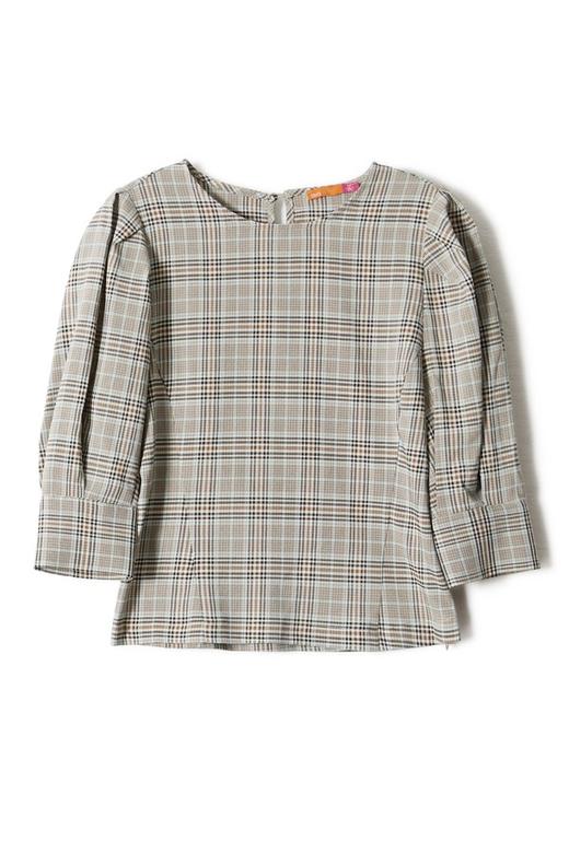 AVA 复古格纹束腰套装 3457 商品图5