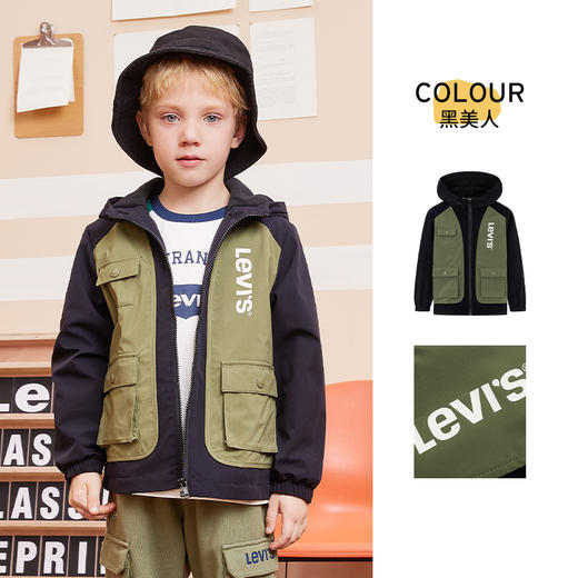 LEVIS 秋 大童小童 儿童童装风衣 LVB-MW-J931 商品图6