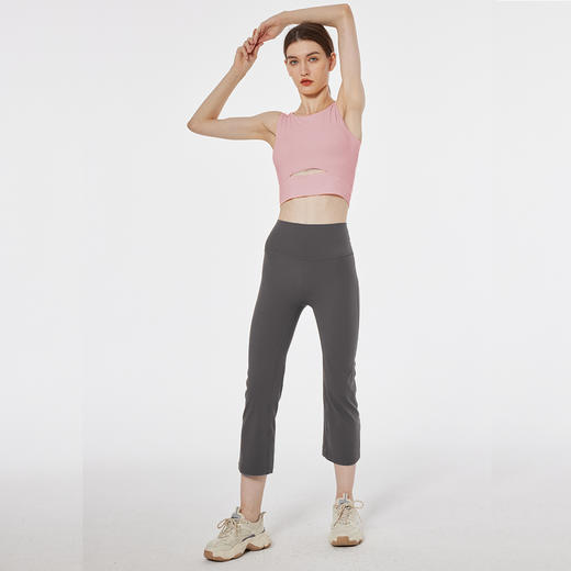 禅柔亲肤运动瑜伽八分微喇裤 商品图7