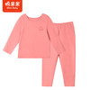 棉果果冬季新品内衣家居中小童80-130码女童5A抗菌套头套装M421302423733 商品缩略图1