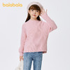 巴拉巴拉女童毛衣新款秋冬儿童内搭针织衫中大童半高领插肩袖 商品缩略图0