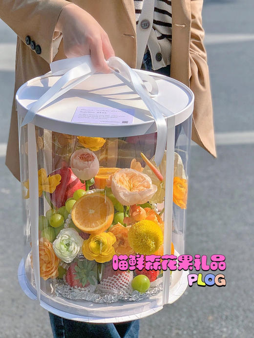 手提圆蛋糕盒款【花果盒】 商品图0