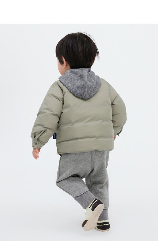 jnby  23年秋款  白鸭绒防风短款羽绒服  YN9C10630 商品图6