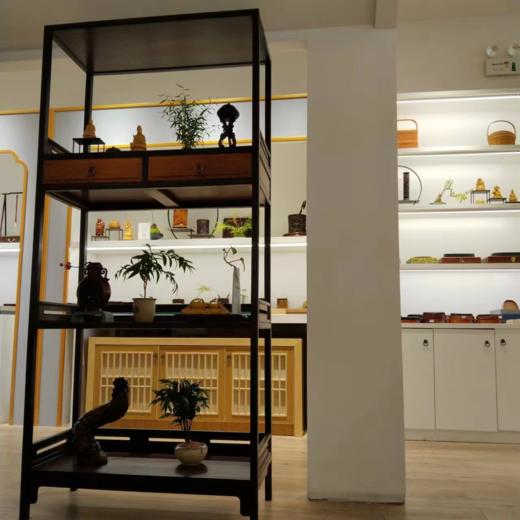 花梨+紫光檀博古架 商品图0