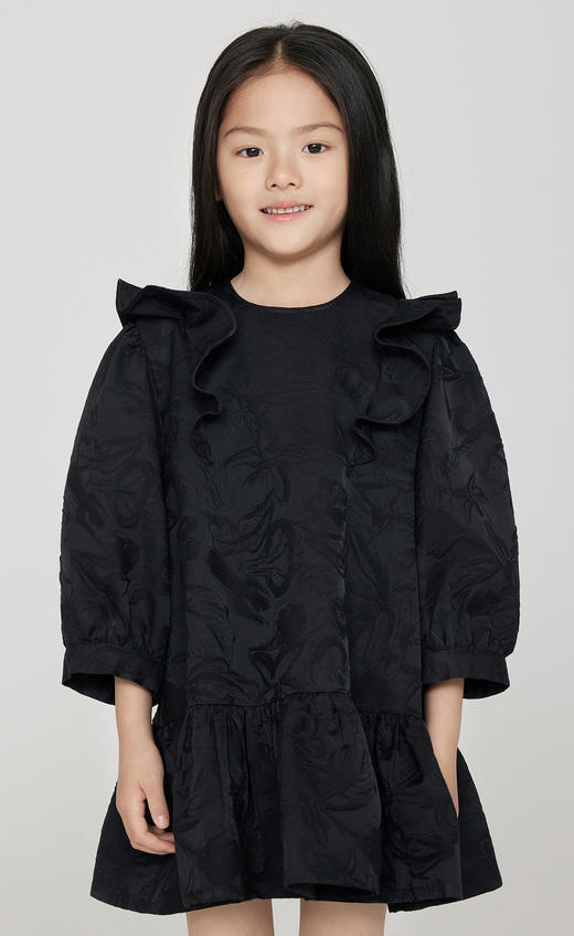 jnby  23年秋款  精致提花短袖连衣裙  1N9G11690 商品图6