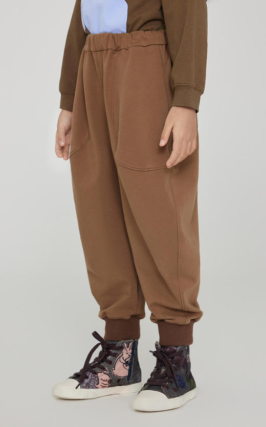 jnby   23年秋款    毛圈布束脚长裤 1N9E12630 商品图3