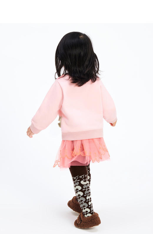 jnby  23年秋款  抓毛薄绒萌趣套头卫衣  YN9410830 商品图4